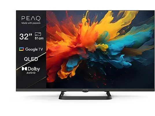 PEAQ PTV 32GQF-5024C QLED TV (Flat, 32 Zoll / 80 cm, Full-HD, SMART TV)