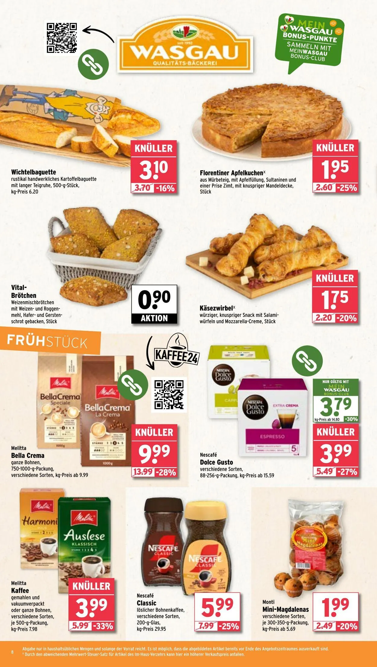 WASGAU Aktueller Prospekt von 13. Juli bis 27. Juli 2025 - Prospekt seite 8