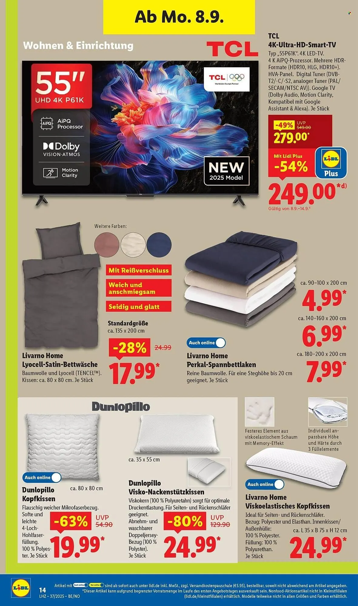 Lidl Prospekt von 8. September bis 13. September 2025 - Prospekt seite 8