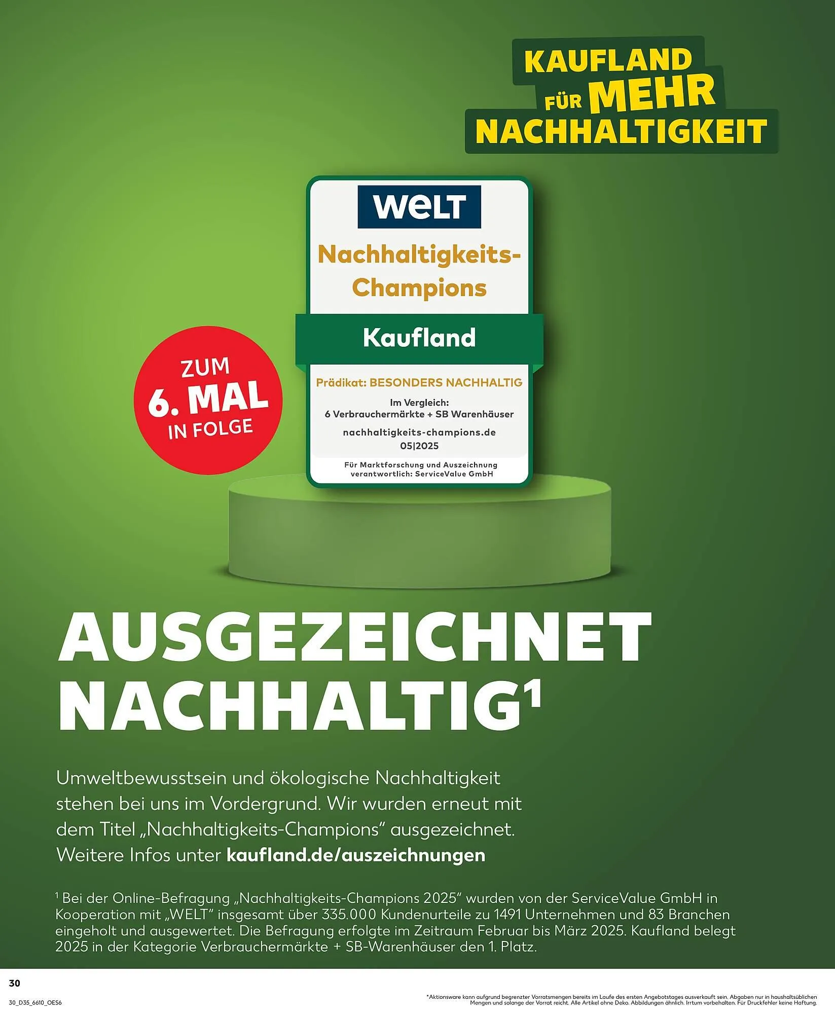 Kaufland Prospekt von 28. August bis 3. September 2025 - Prospekt seite 30