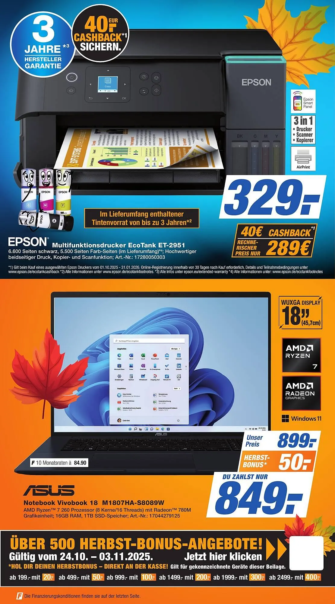 Expert Technomarkt Prospekt von 26. Oktober bis 3. November 2025 - Prospekt seite 9