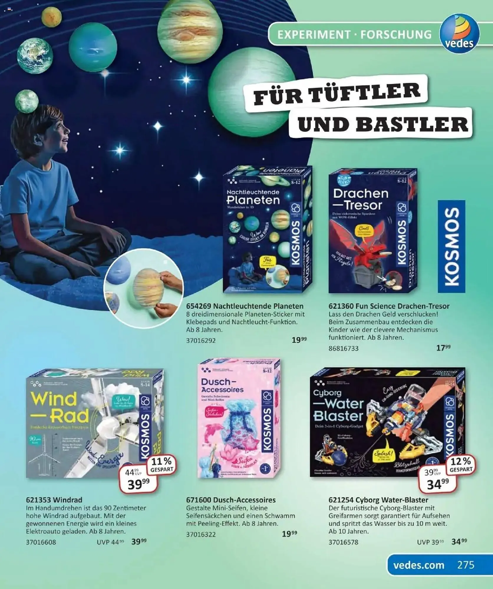 Vedes Prospekt von 29. September bis 6. Januar 2026 - Prospekt seite 275
