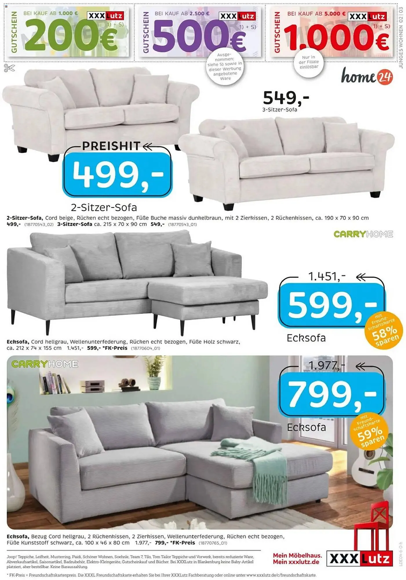 XXXLutz Prospekt von 11. April bis 25. April 2026 - Prospekt seite 3