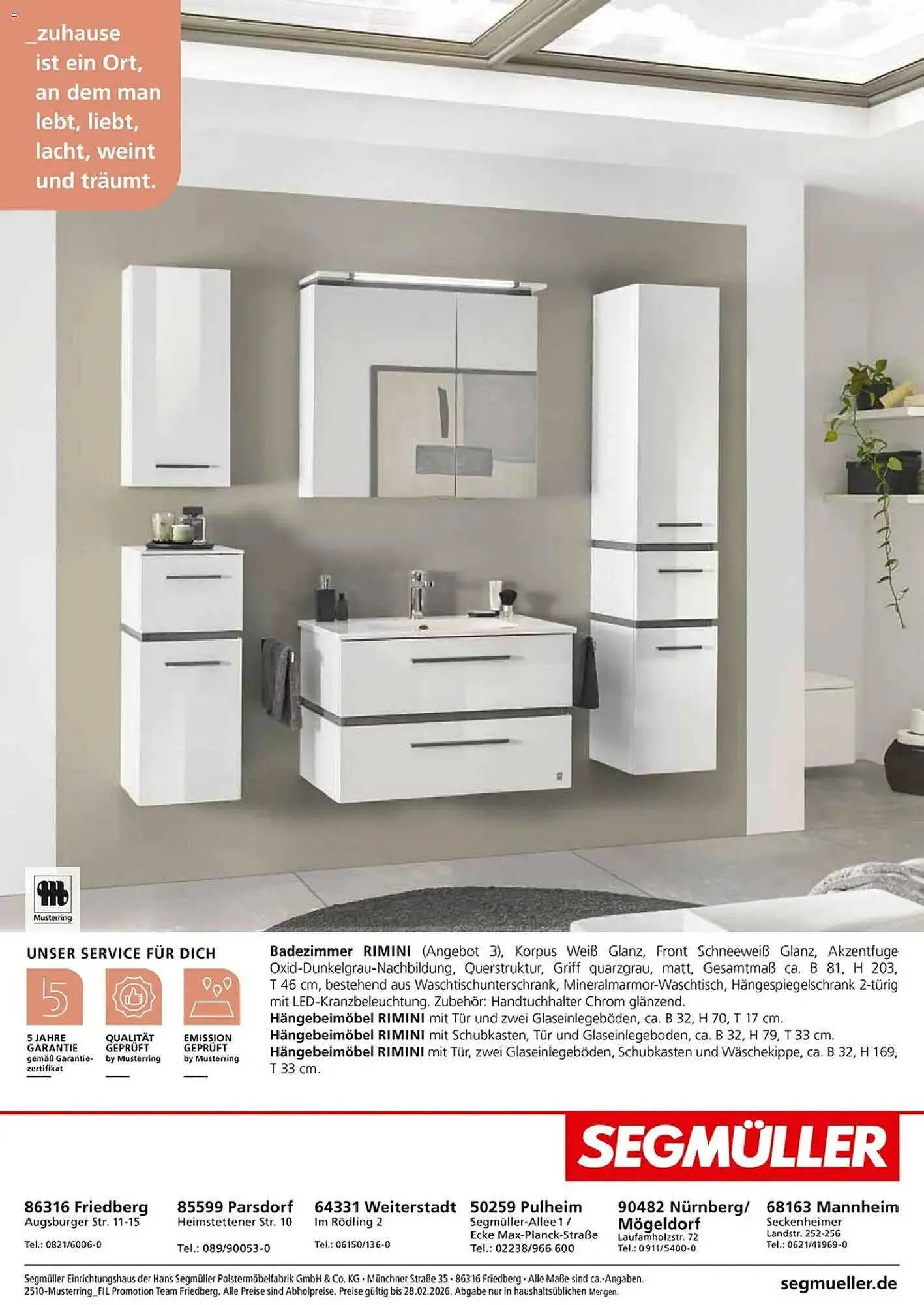 Segmüller Prospekt von 3. November bis 28. Februar 2026 - Prospekt seite 22