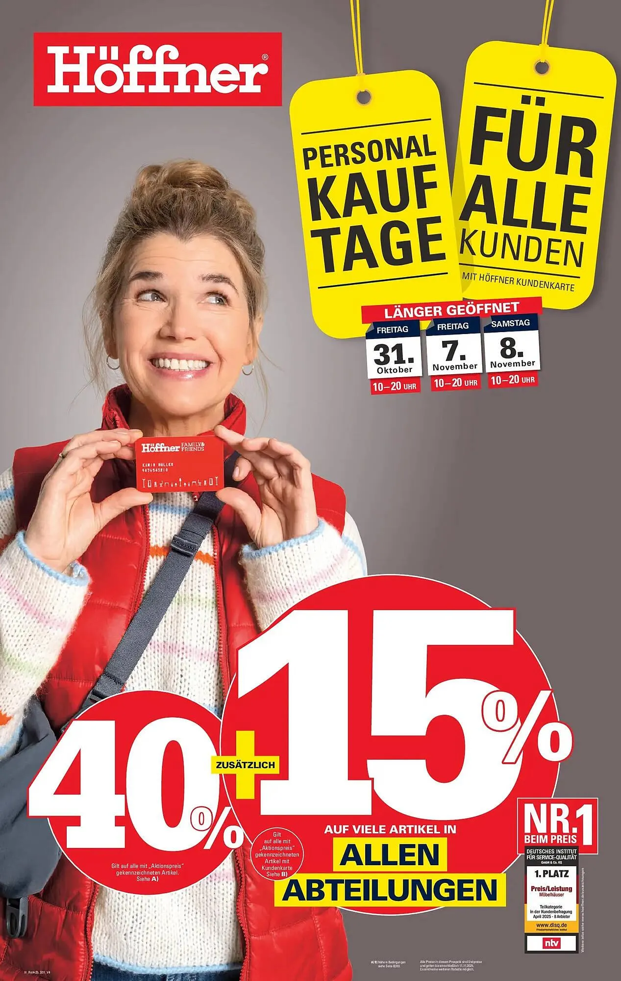 Höffner Prospekt von 28. Oktober bis 11. November 2025 - Prospekt seite 1