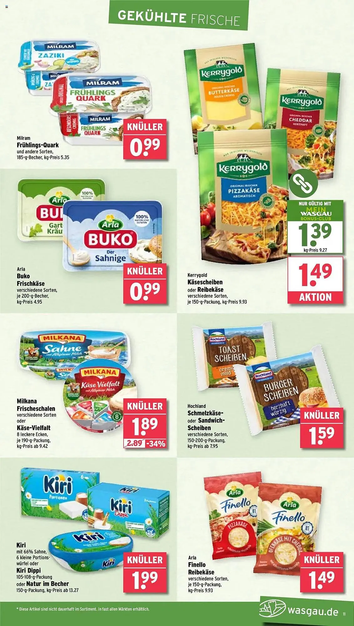 Wasgau Prospekt von 22. April bis 27. April 2025 - Prospekt seite 11