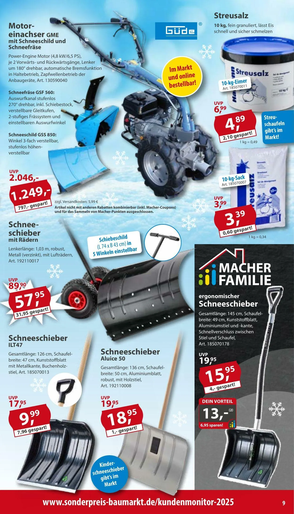 Sonderpreis Baumarkt Aktueller Prospekt von 22. November bis 6. Dezember 2025 - Prospekt seite 9