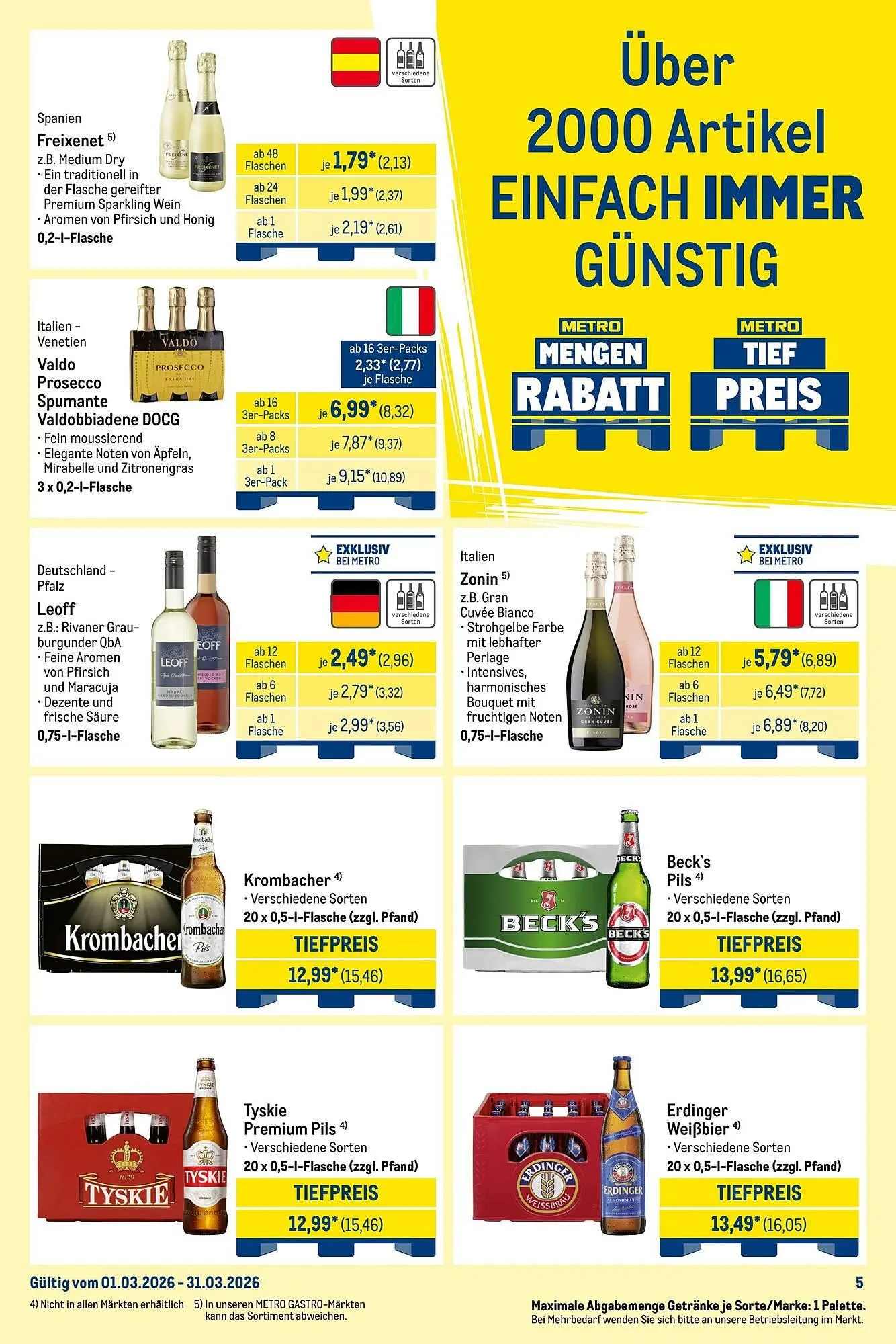 METRO Prospekt von 1. März bis 31. März 2026 - Prospekt seite 5