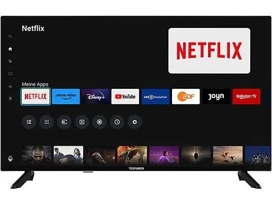 TELEFUNKEN D40F751X7CW LED TV (Flat, 40 Zoll / 102 cm, Full-HD, SMART TV)