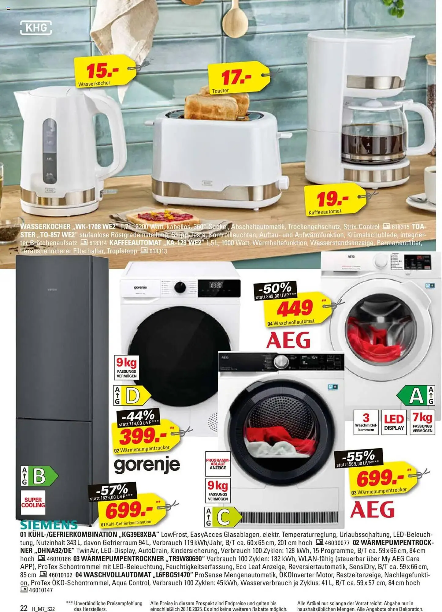 Höffner Prospekt von 15. Oktober bis 28. Oktober 2025 - Prospekt seite 22