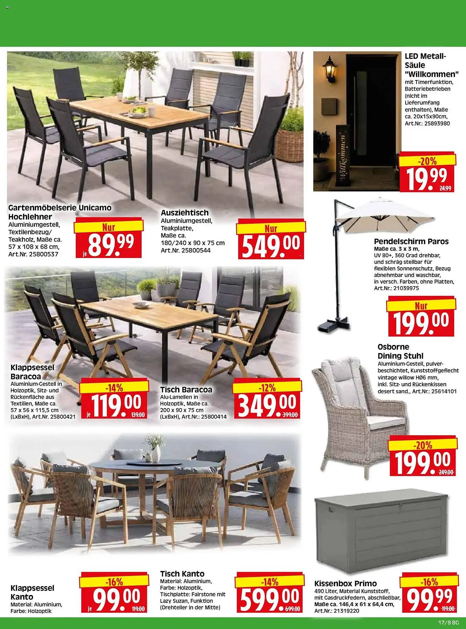 Herkules Baumarkt Prospekt von 20. April bis 25. April 2026 - Prospekt seite 8