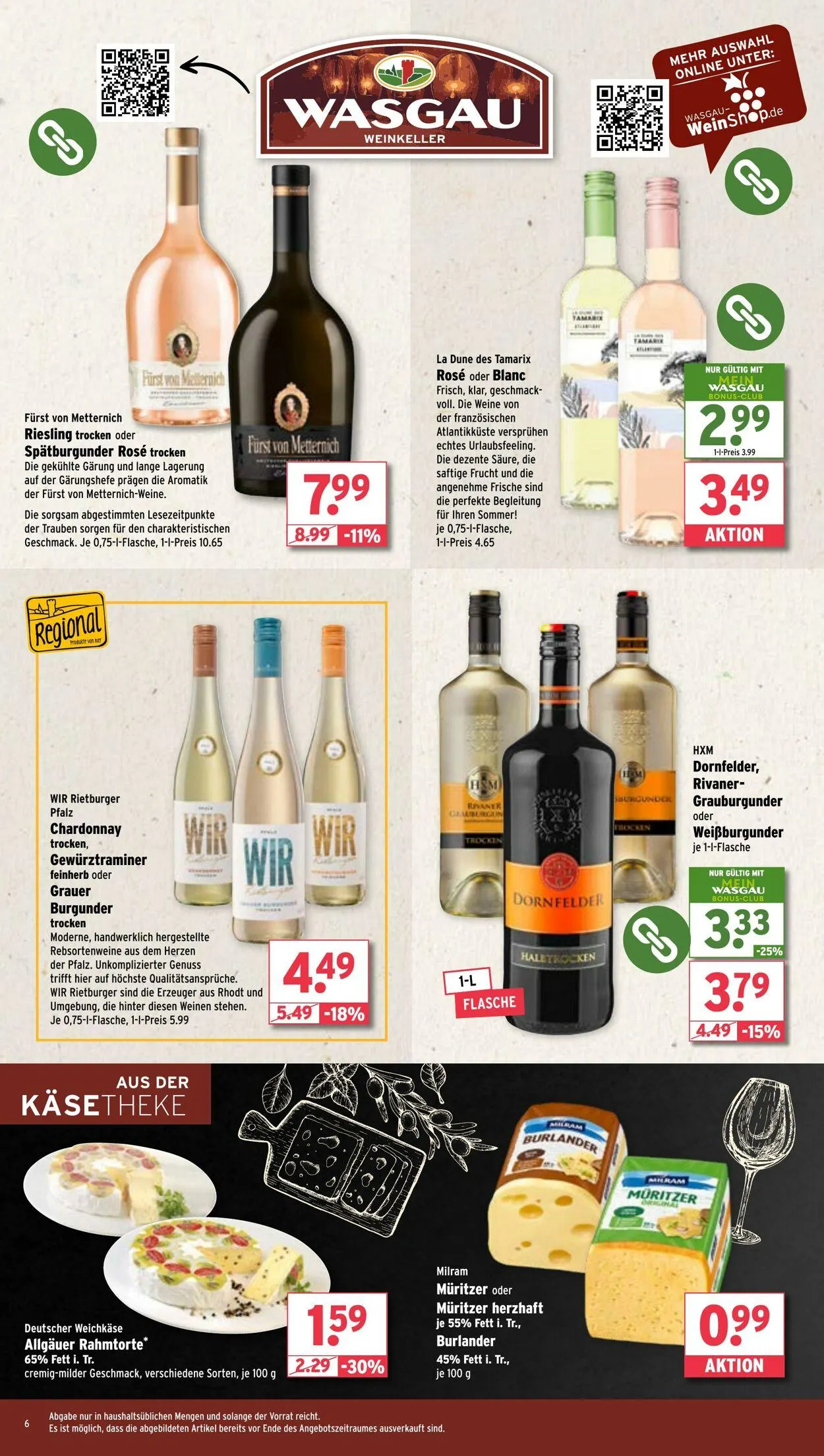 WASGAU Aktueller Prospekt von 21. September bis 5. Oktober 2025 - Prospekt seite 6