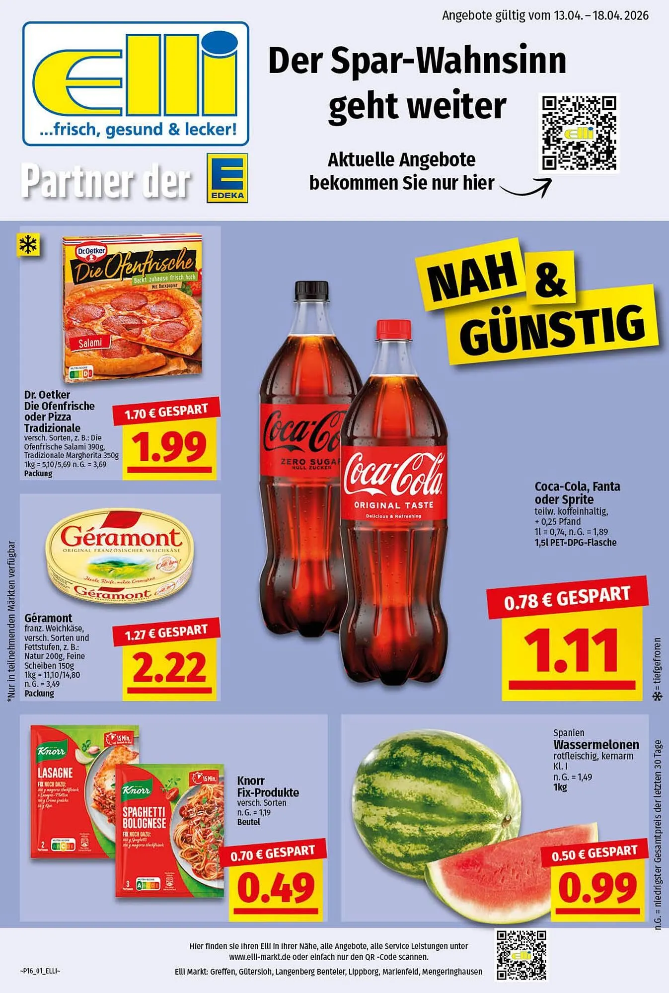 Elli Markt Prospekt von 13. April bis 18. April 2026 - Prospekt seite 1