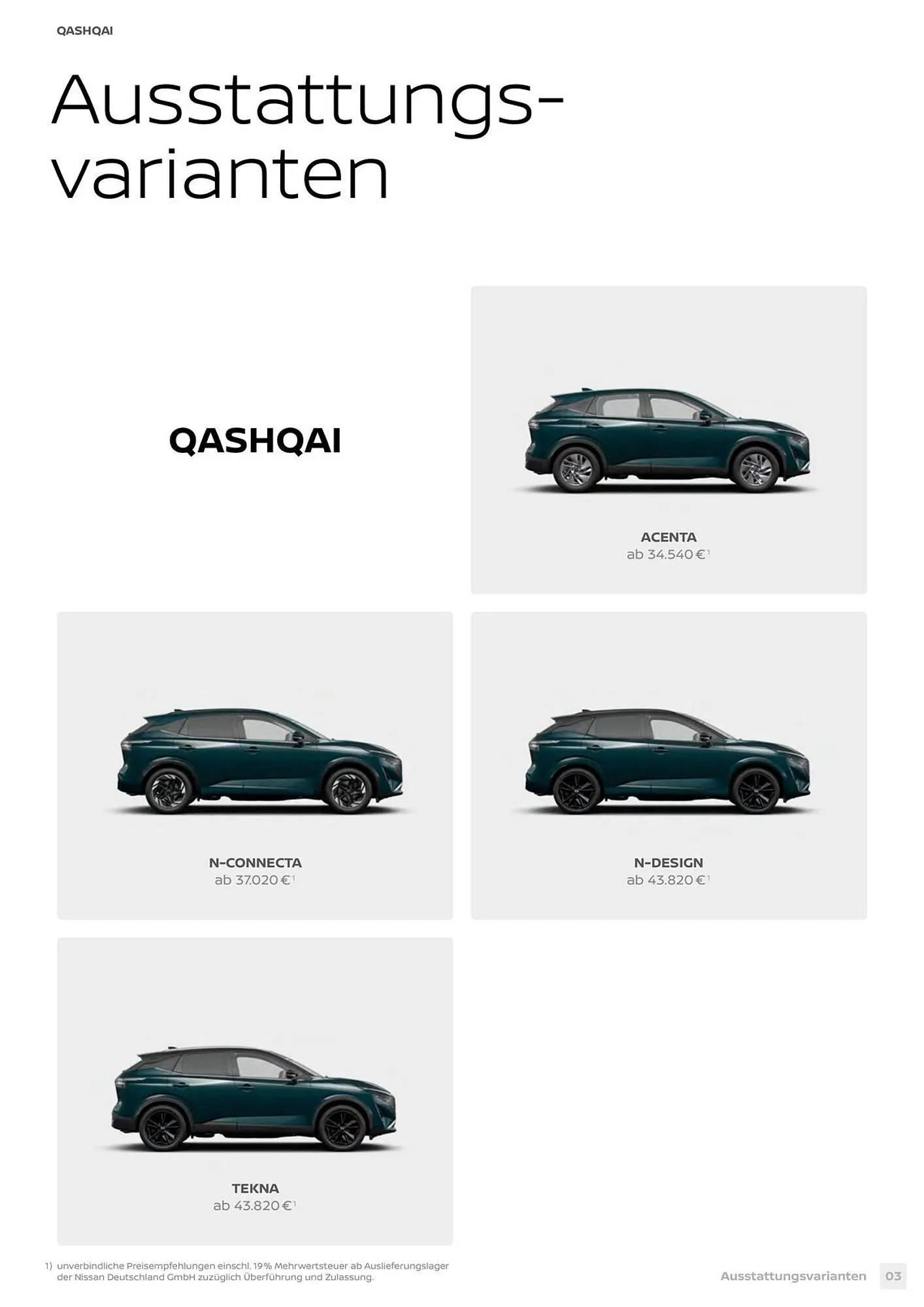 Nissan Prospekt von 3. April bis 30. März 2027 - Prospekt seite 3