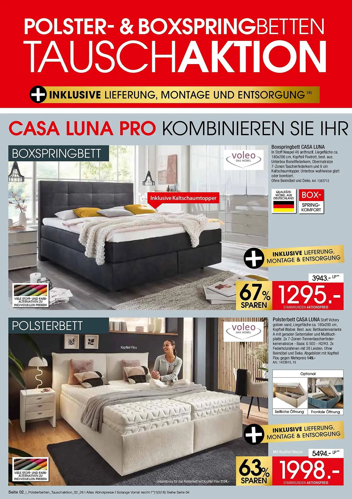 Zurbrüggen Prospekt von 26. Juni bis 20. Juli 2026 - Prospekt seite 2