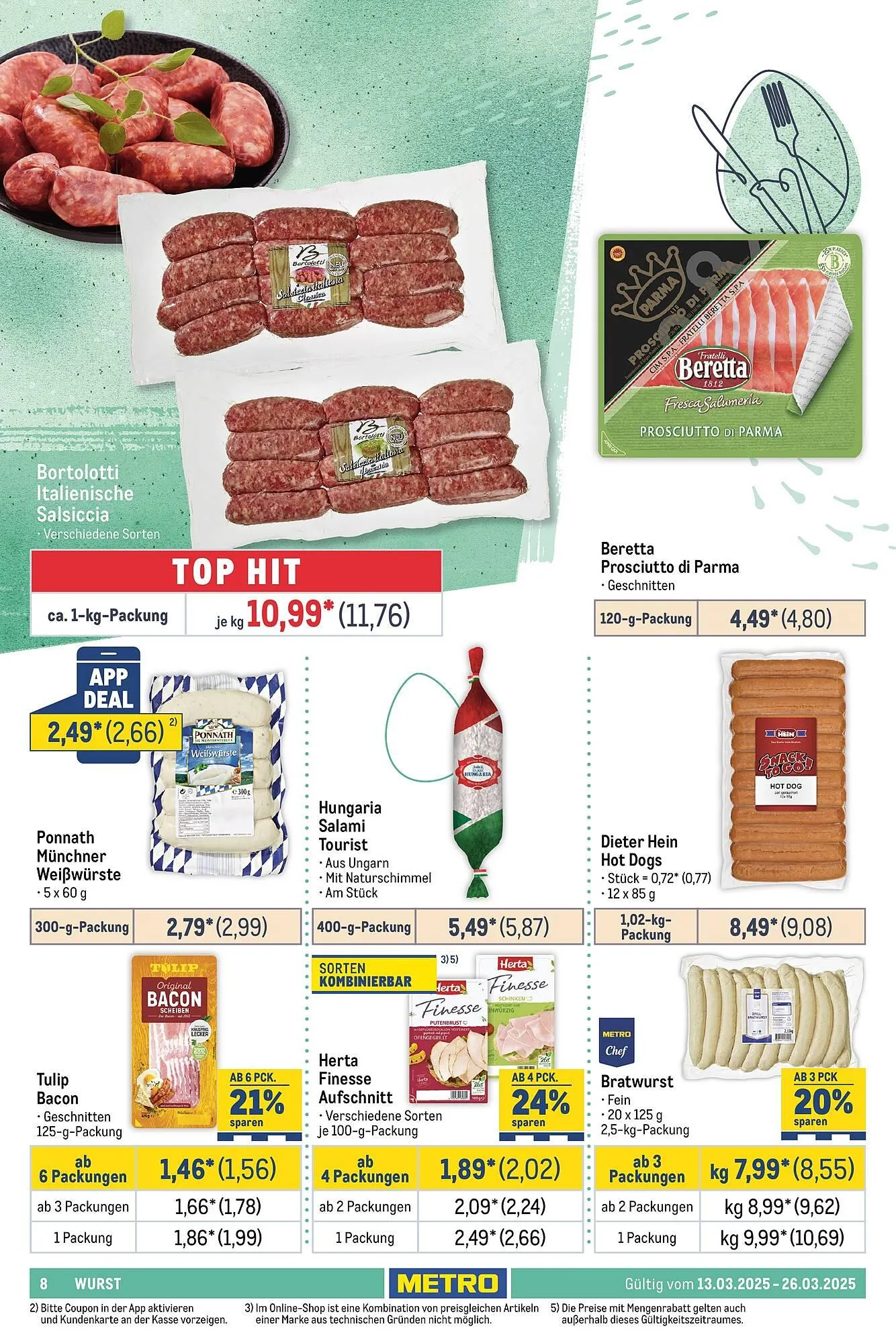 METRO Prospekt von 13. März bis 26. März 2025 - Prospekt seite 8