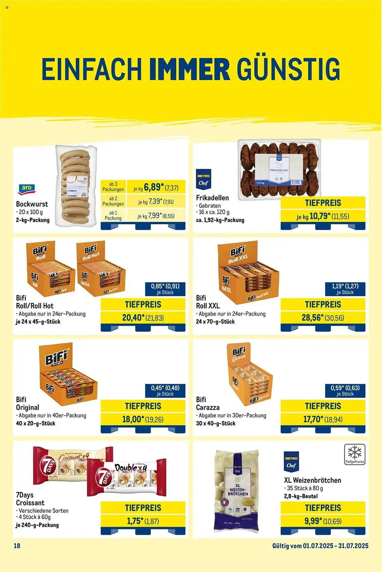 METRO Prospekt von 1. Juli bis 31. Juli 2025 - Prospekt seite 18