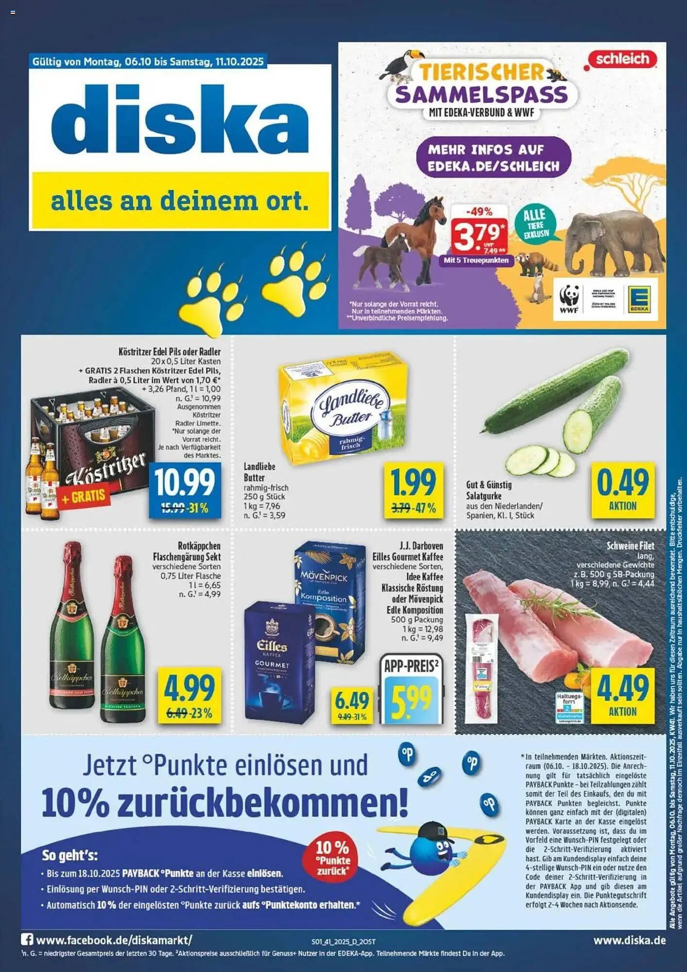 Diska Prospekt von 6. Oktober bis 11. Oktober 2025 - Prospekt seite 1