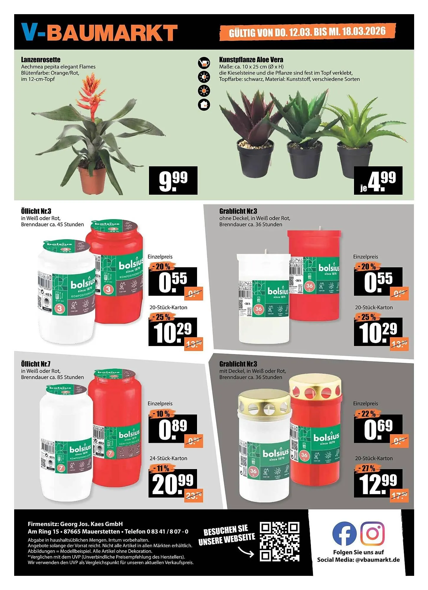 V Baumarkt Prospekt von 12. März bis 18. März 2026 - Prospekt seite 8