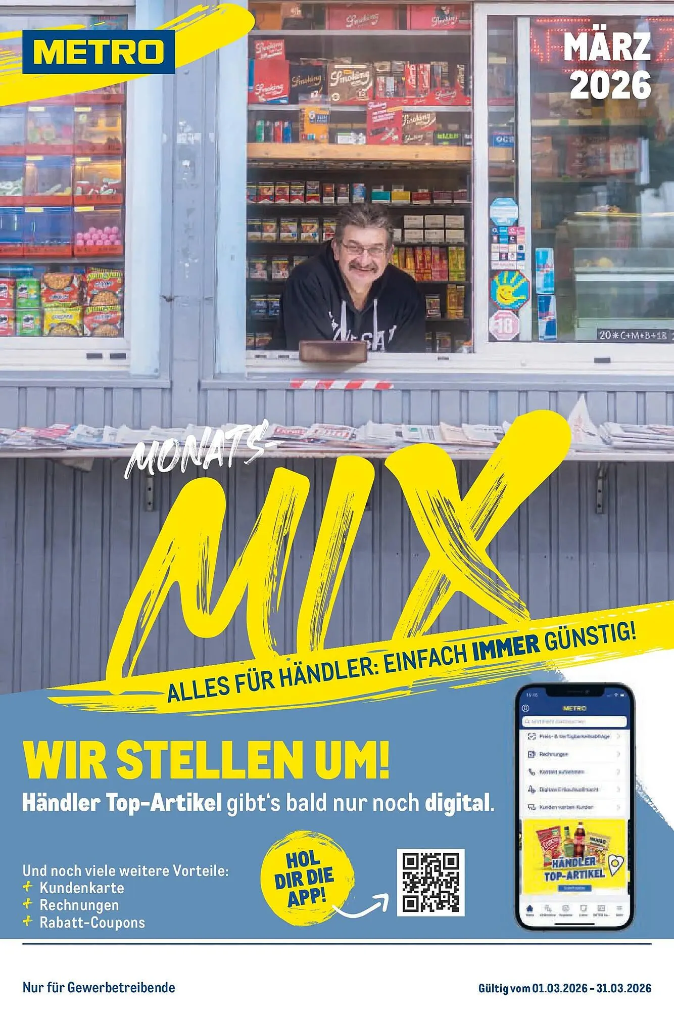 METRO Prospekt von 8. März bis 14. März 2026 - Prospekt seite 1