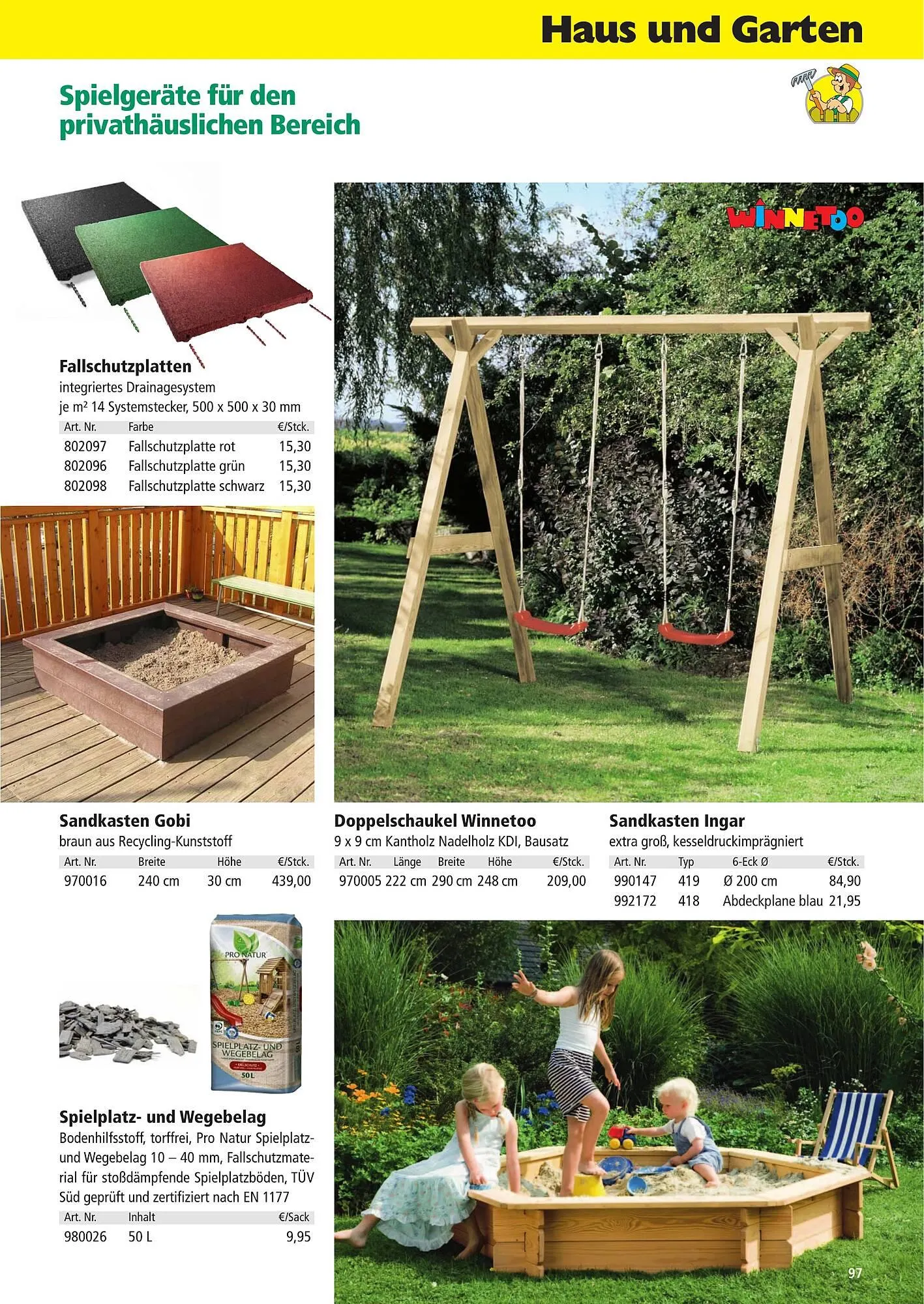 Holz Possling Prospekt von 1. April bis 31. Juli 2026 - Prospekt seite 97