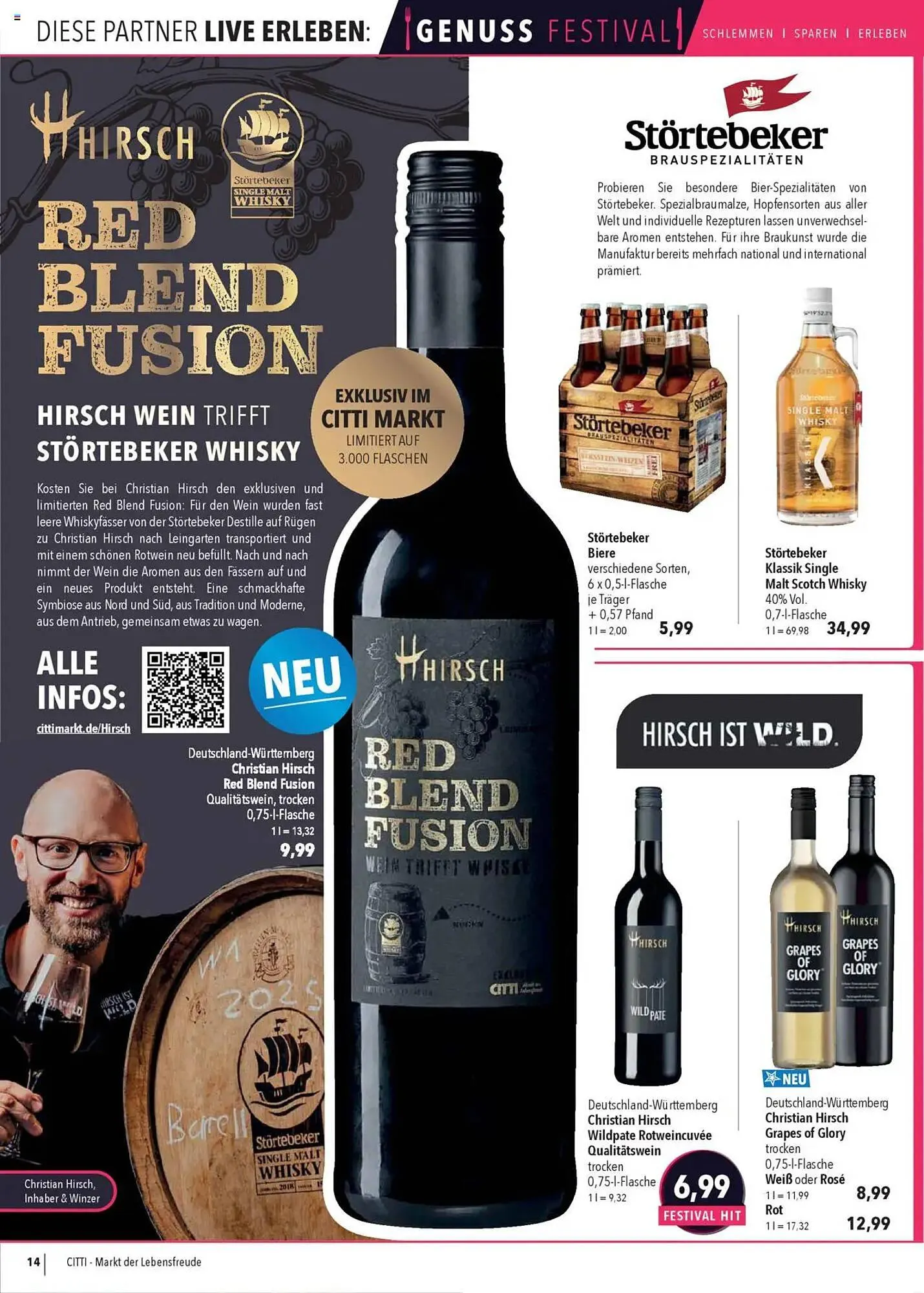 CITTI Markt Prospekt von 8. Oktober bis 14. Oktober 2025 - Prospekt seite 14