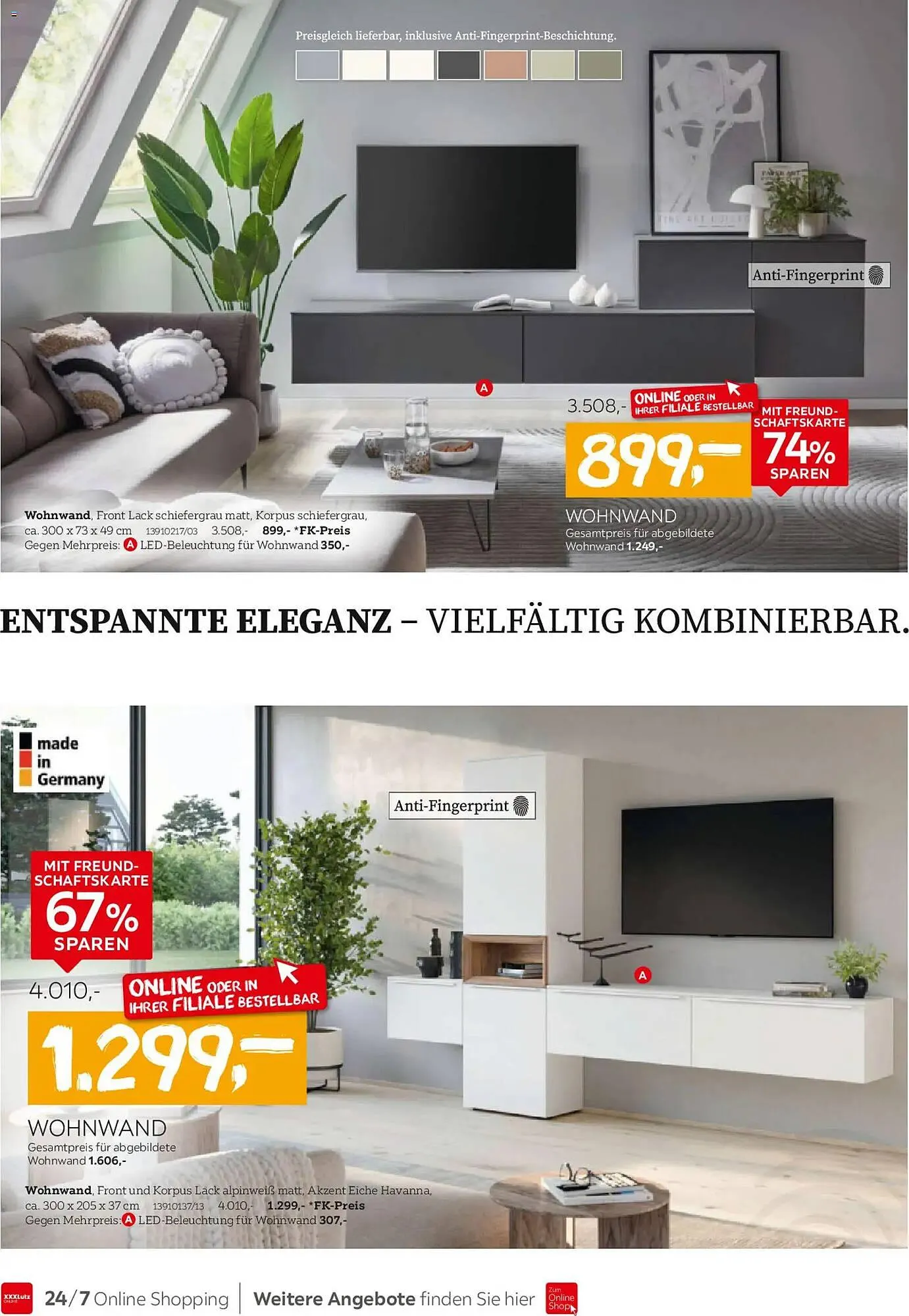 XXXLutz Prospekt von 26. Oktober bis 9. November 2025 - Prospekt seite 8