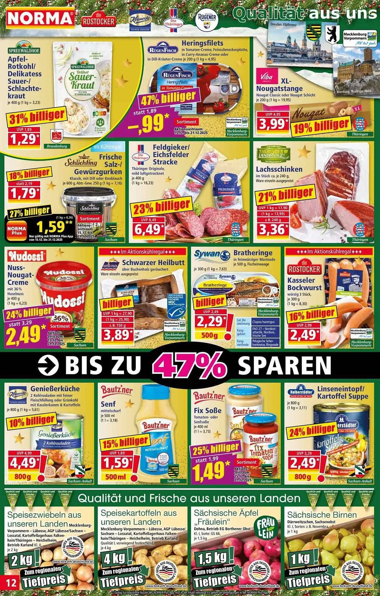 Norma Prospekt von 15. Dezember bis 21. Dezember 2025 - Prospekt seite 16