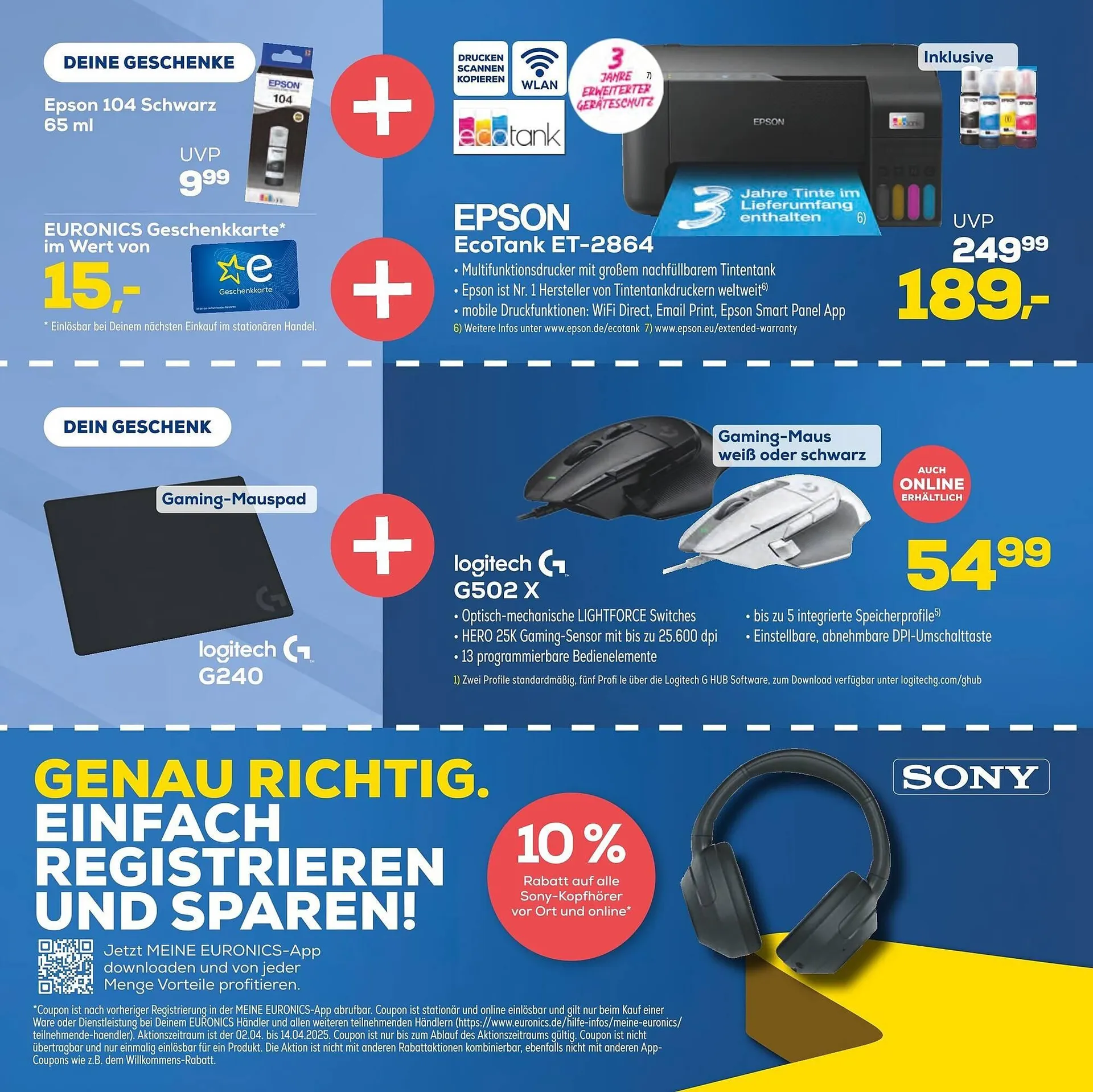 Euronics Prospekt von 2. April bis 14. April 2025 - Prospekt seite 22
