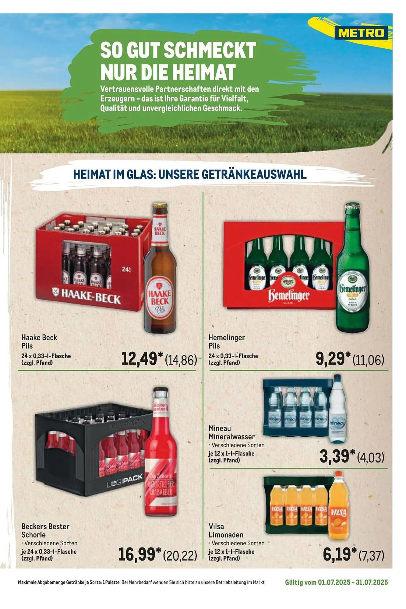 METRO Prospekt von 1. Juli bis 31. Juli 2025 - Prospekt seite 39