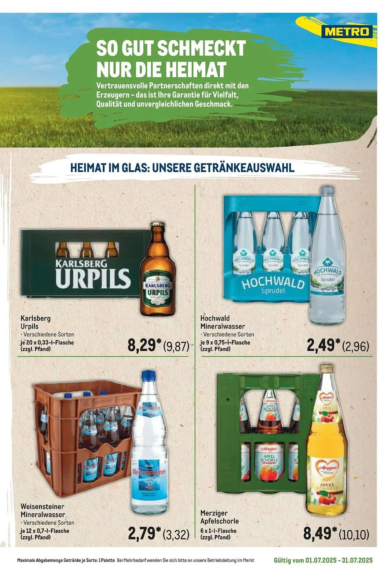 METRO Prospekt von 1. Juli bis 31. Juli 2025 - Prospekt seite 7