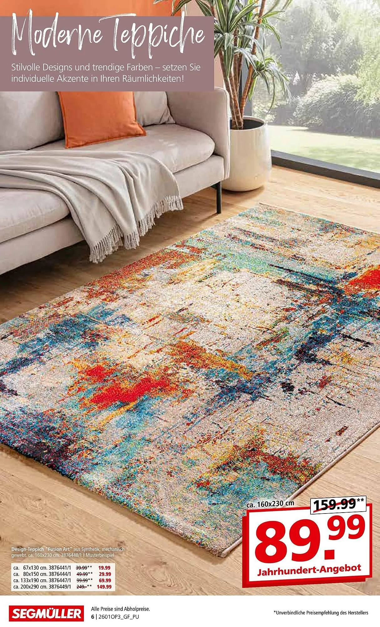 Segmüller Prospekt von 29. Dezember bis 29. März 2026 - Prospekt seite 6