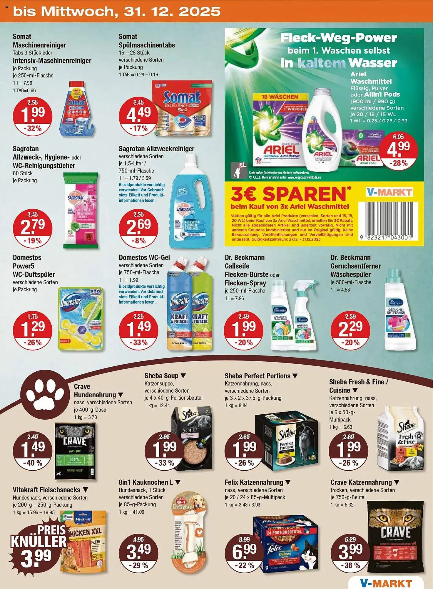 V Markt Prospekt von 27. Dezember bis 31. Dezember 2025 - Prospekt seite 11