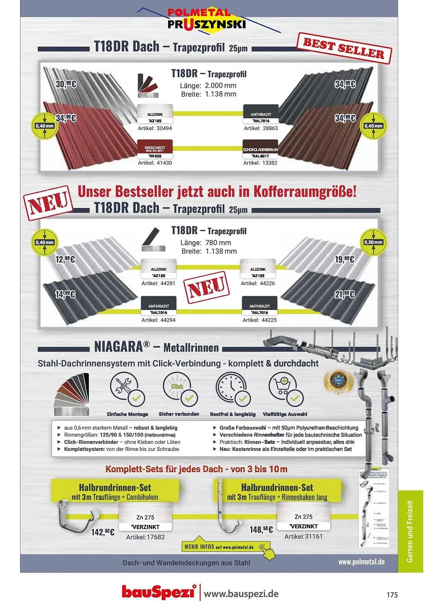 BauSpezi Prospekt von 15. April bis 31. Dezember 2026 - Prospekt seite 177