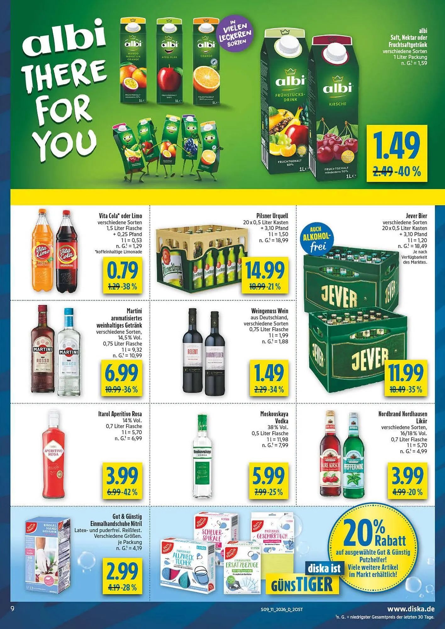 Diska Prospekt von 9. März bis 14. März 2026 - Prospekt seite 9