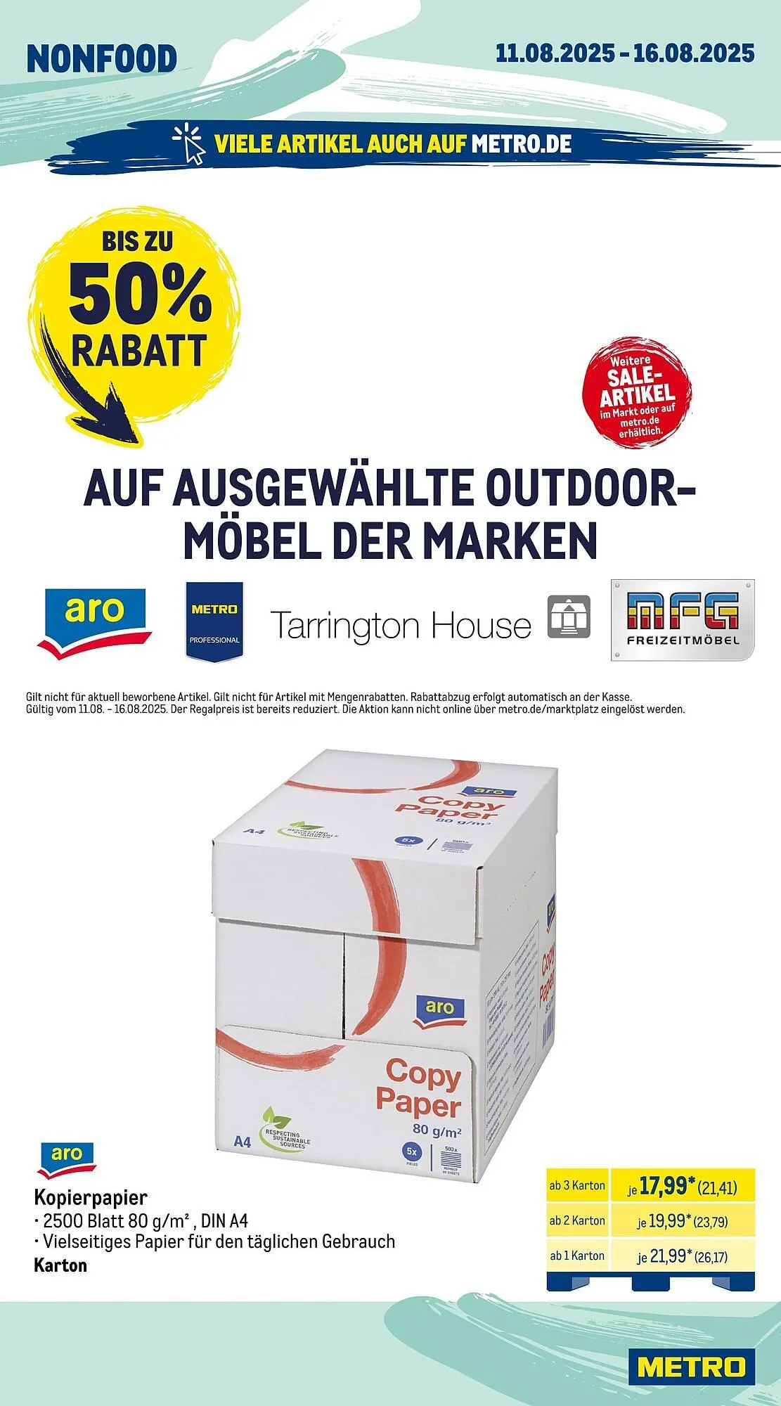 METRO Prospekt von 11. August bis 17. August 2025 - Prospekt seite 20