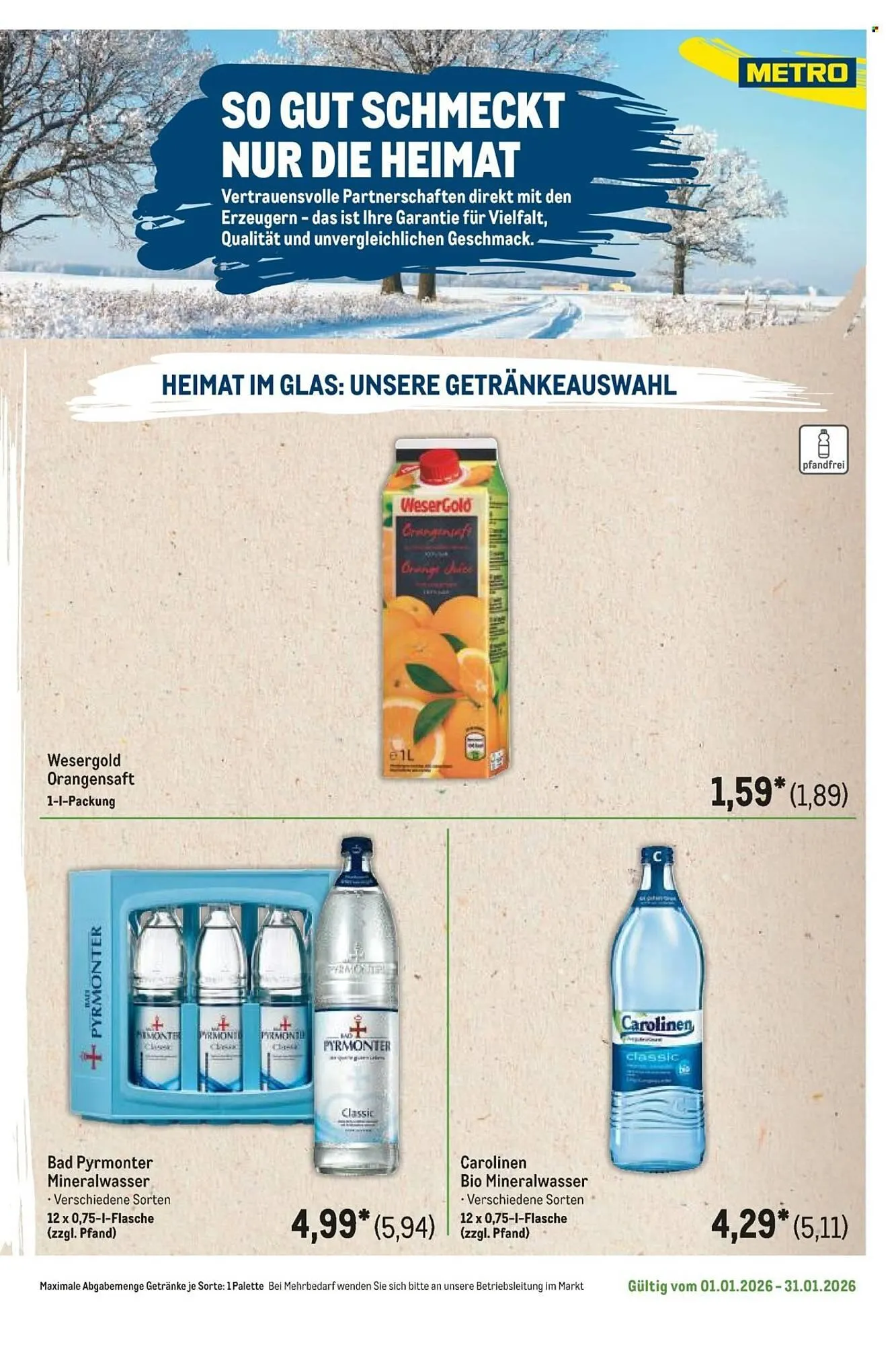 METRO Prospekt von 1. Januar bis 31. Januar 2026 - Prospekt seite 11
