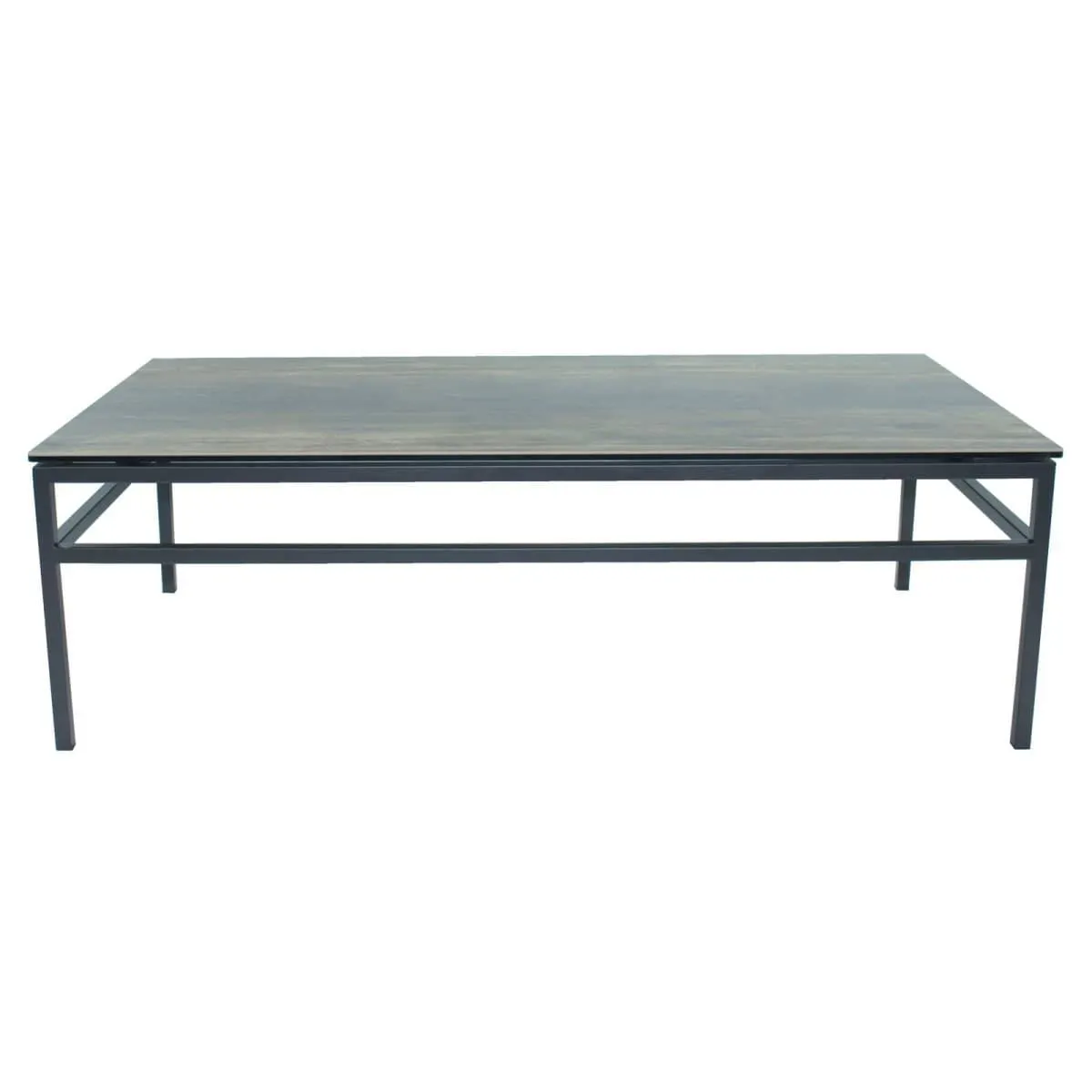 CASAVANTI Couchtisch 120 x 38 cm dunkelbraun/ schwarz