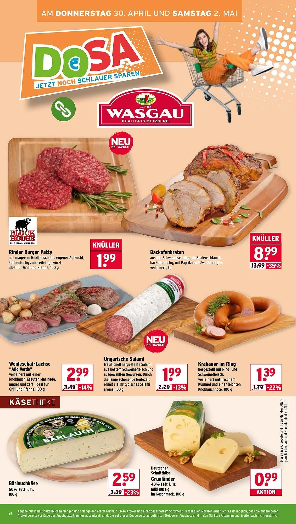 Wasgau Prospekt von 27. April bis 2. Mai 2026 - Prospekt seite 24