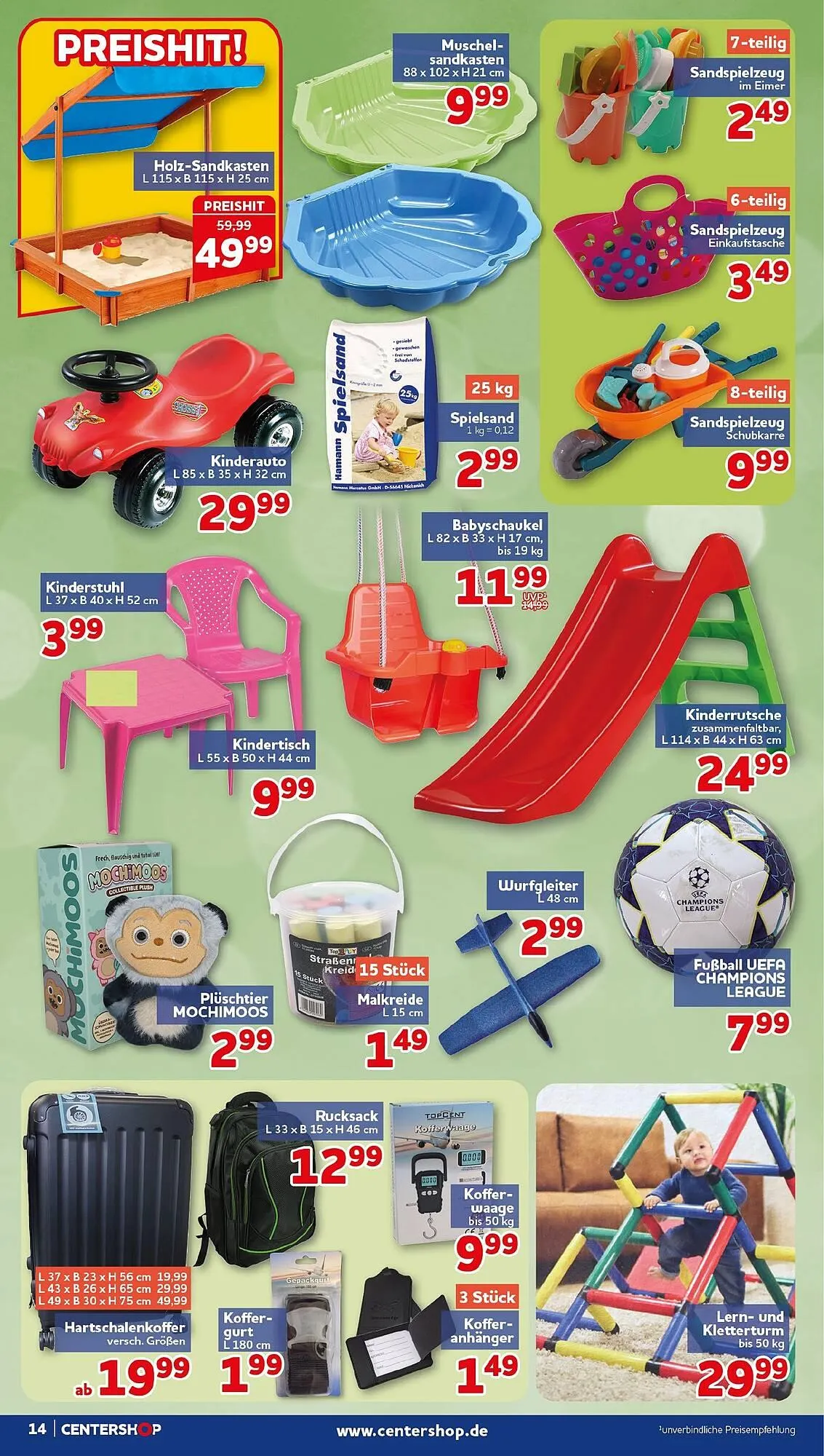 CENTERSHOP Prospekt von 4. Mai bis 9. Mai 2026 - Prospekt seite 14
