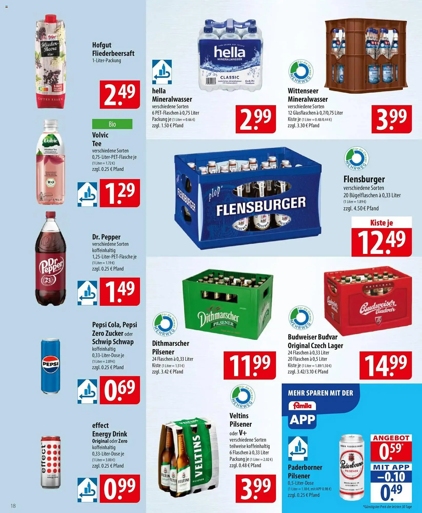 Famila Nord Ost Prospekt von 12. Januar bis 17. Januar 2026 - Prospekt seite 18