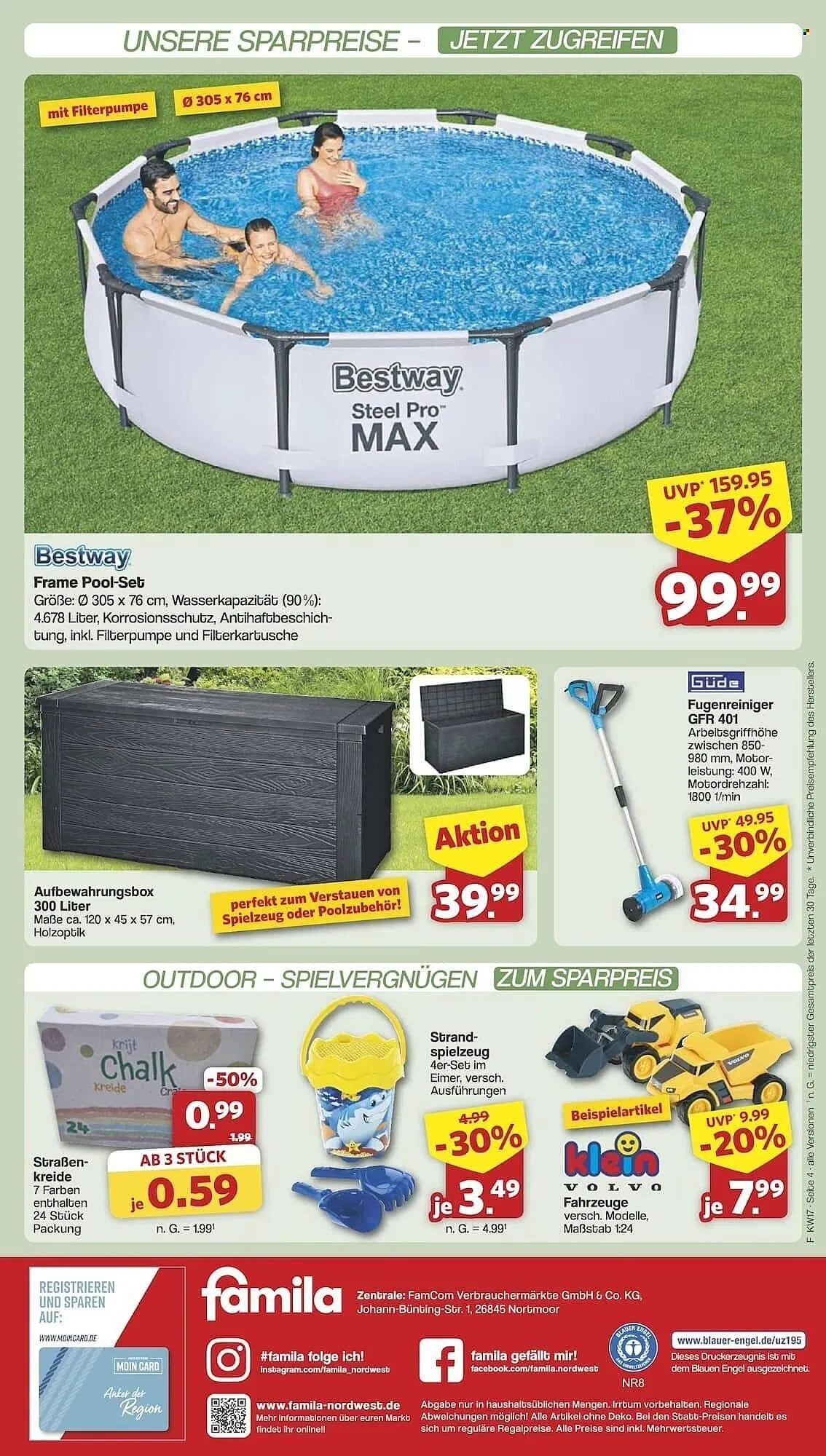 Famila Nord Ost Prospekt von 22. April bis 26. April 2025 - Prospekt seite 4
