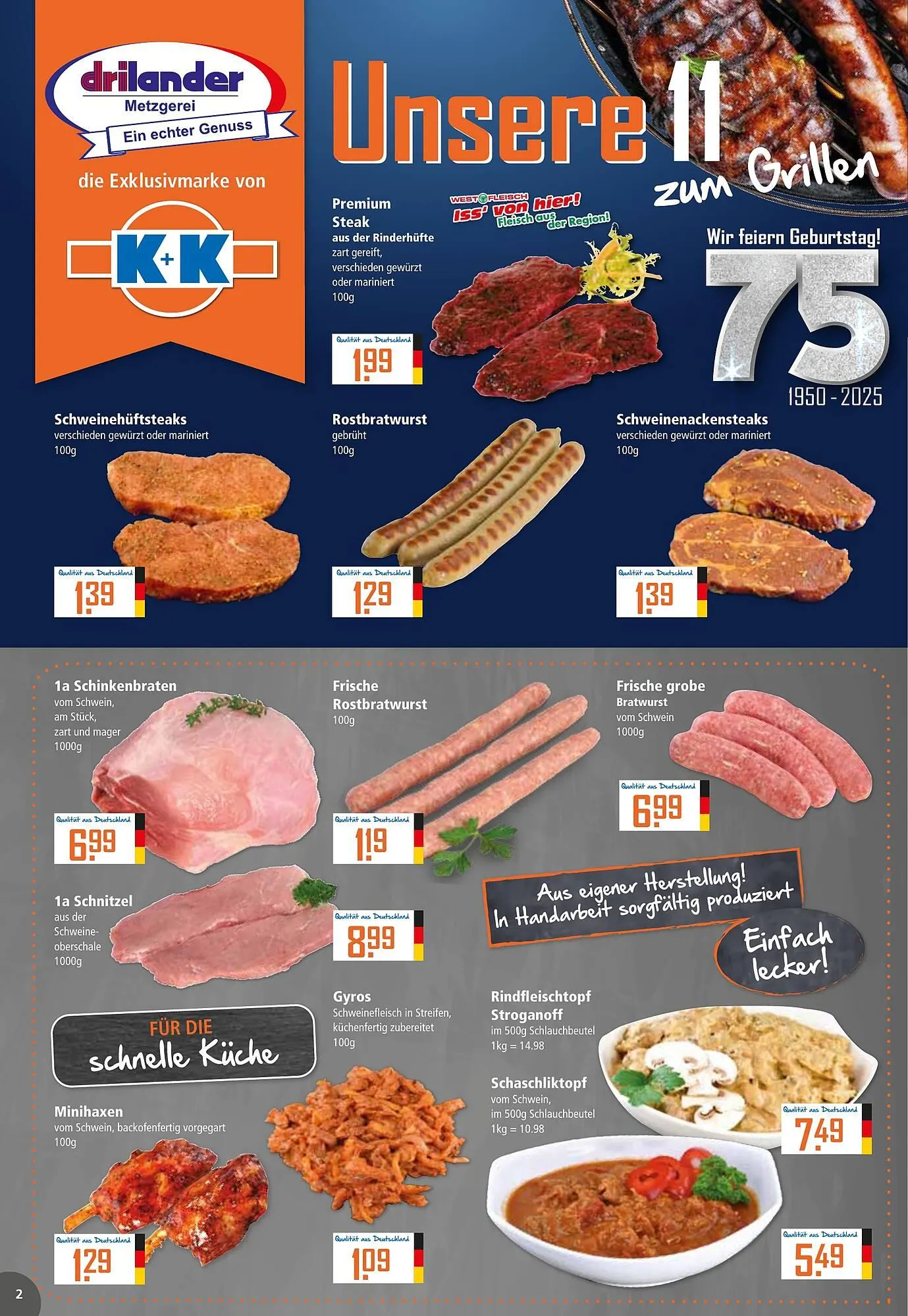 Klaas und Kock Prospekt von 12. Mai bis 17. Mai 2025 - Prospekt seite 2