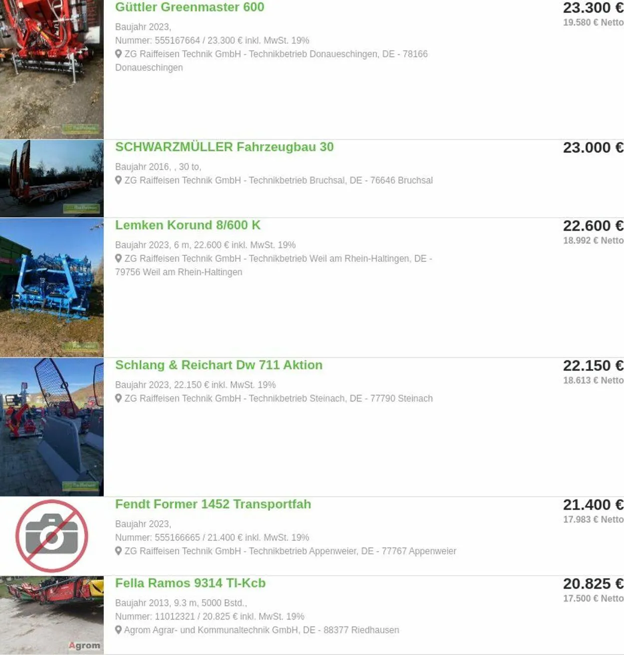 ZG Raiffeisen Aktueller Prospekt von 31. März bis 9. April 2025 - Prospekt seite 15