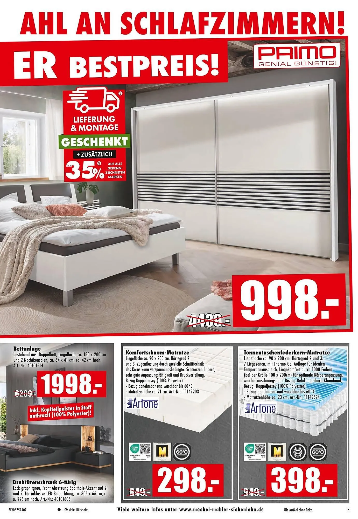 Möbel Mahler Prospekt von 16. Juli bis 29. Juli 2025 - Prospekt seite 3