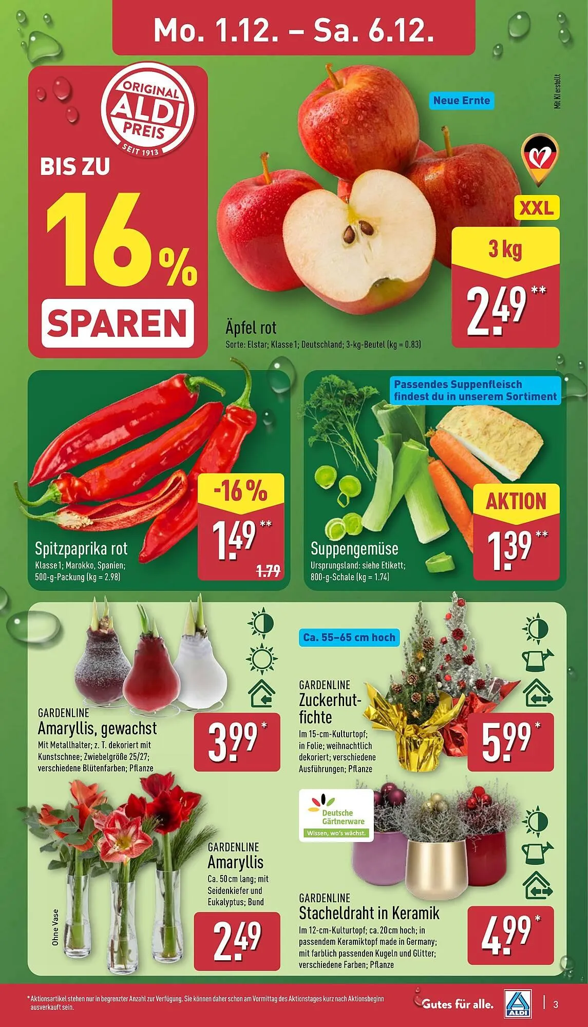 Aldi Nord Prospekt von 1. Dezember bis 6. Dezember 2025 - Prospekt seite 3