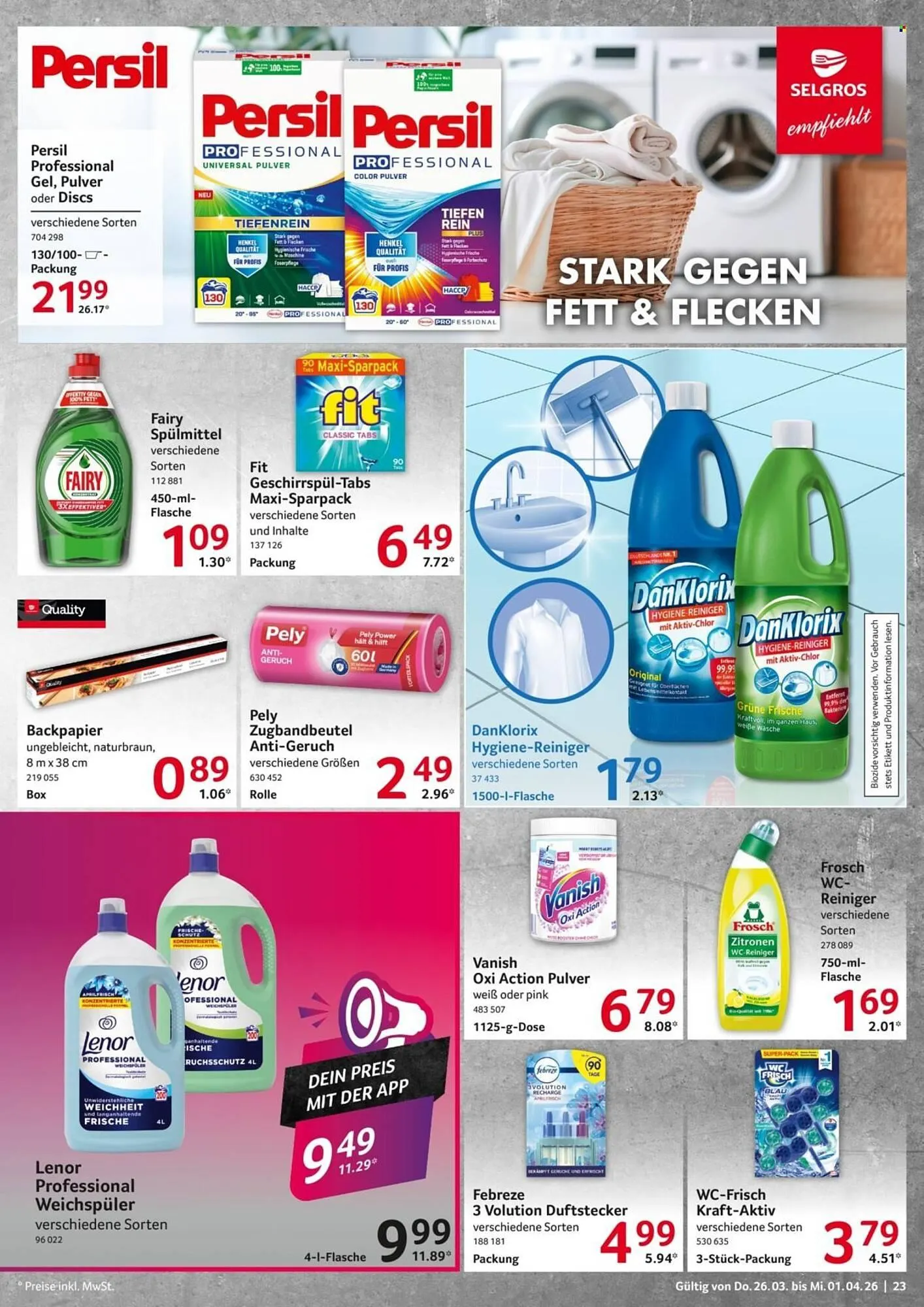 Selgros Prospekt von 26. März bis 1. April 2026 - Prospekt seite 23