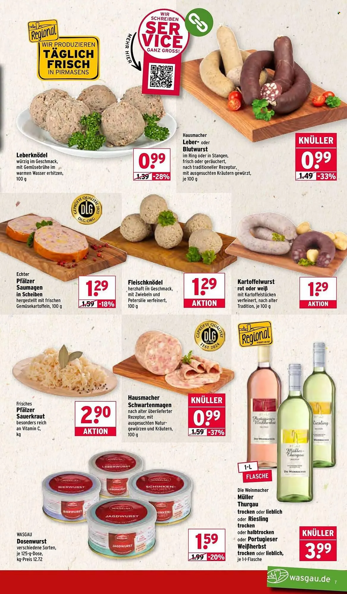 Wasgau Prospekt von 26. Januar bis 31. Januar 2026 - Prospekt seite 7