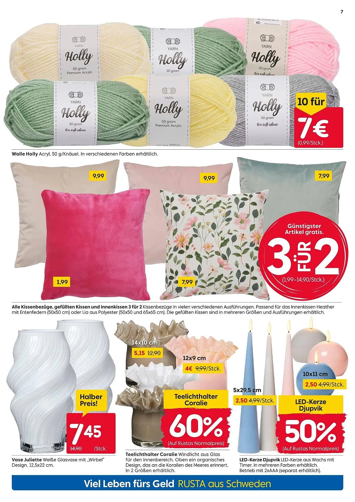 Rusta Prospekt von 31. Januar bis 6. Februar 2026 - Prospekt seite 7