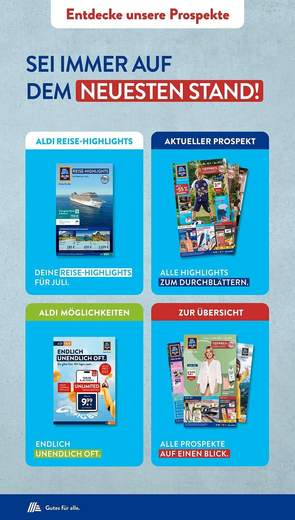 Aldi Süd Prospekt von 21. Juli bis 27. Juli 2025 - Prospekt seite 43